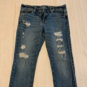 American Eagle Distressed Slouchy Jeans